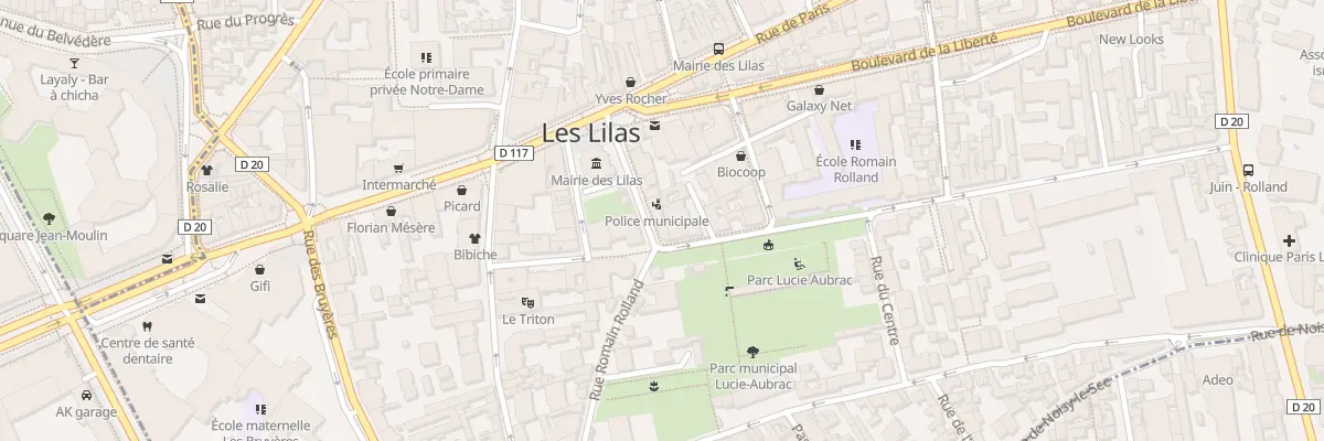 Plan du 19 Rue Jean Poulmarch aux Lilas