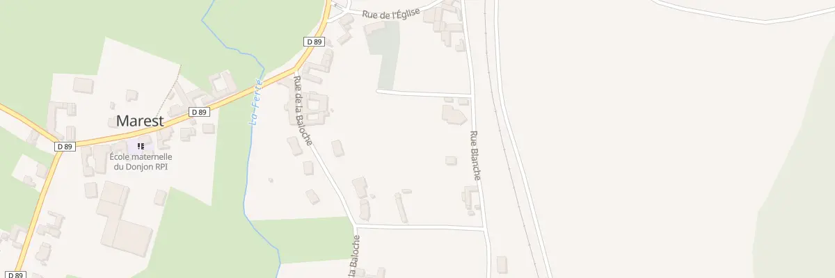 Plan du 3B Rue Blanche à Marest