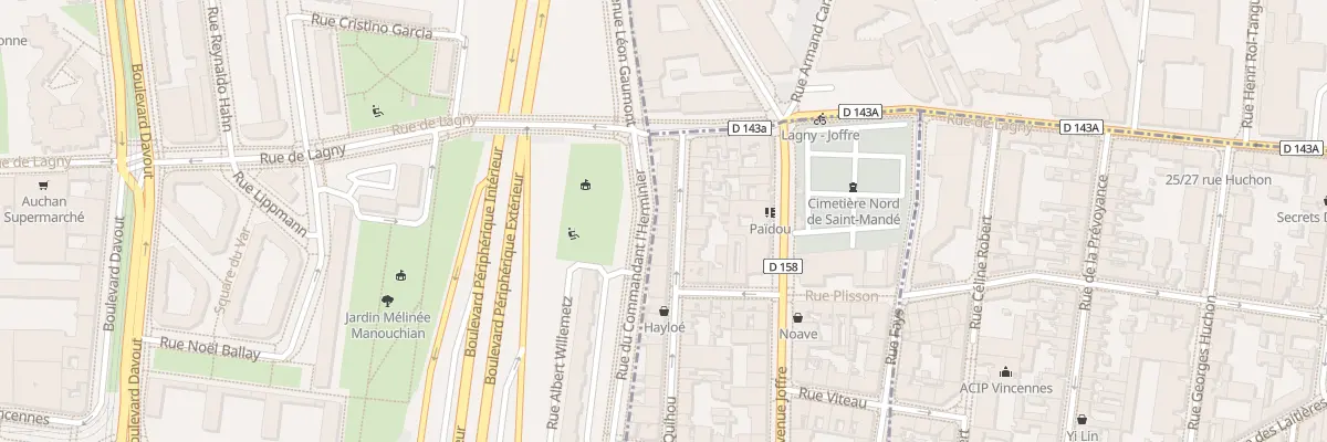 Plan du 25 Av Quihou à Saint-Mandé