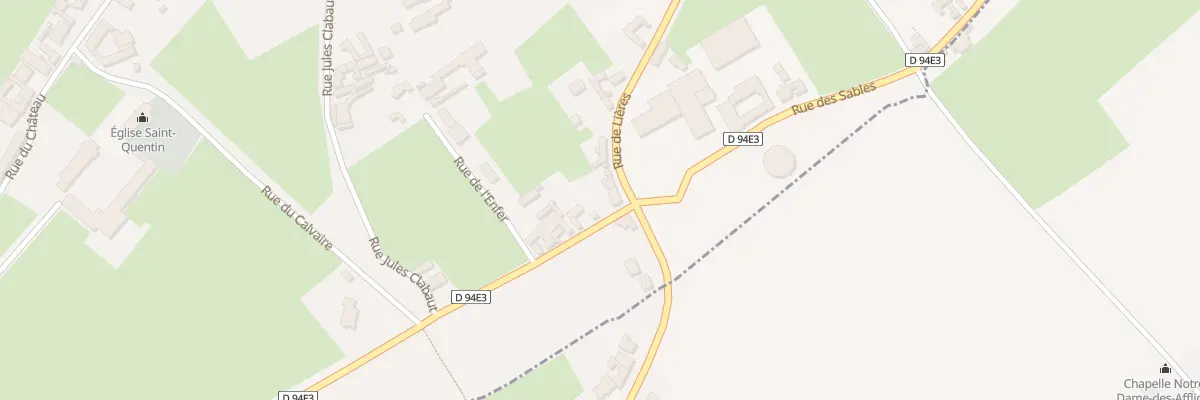 Plan du 520 Rue de Lières à Saint-Hilaire-Cottes