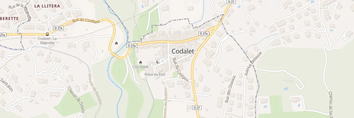 Plan du 71A Village à Codalet