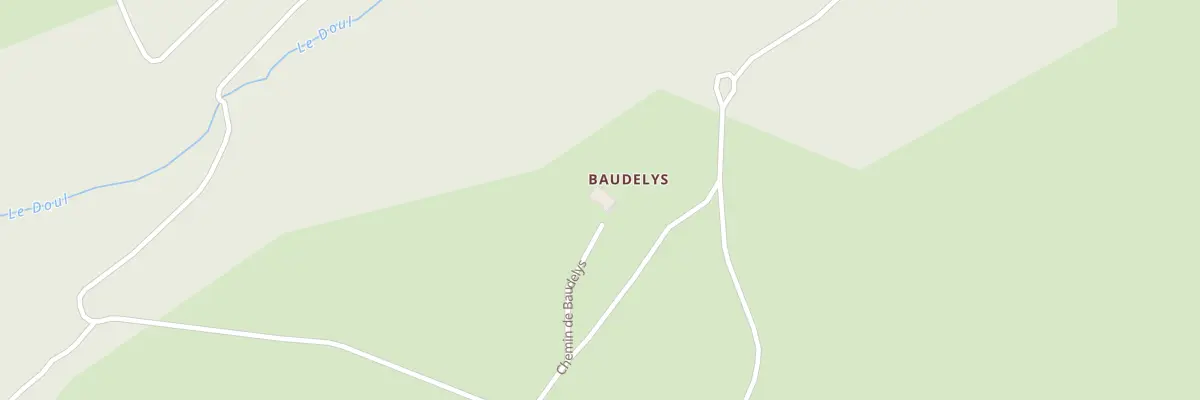 Plan du 500 Che de Baudelys à Pont-de-Larn