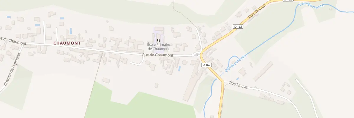 Plan du 5 Rue de Chaumont à Gouvieux