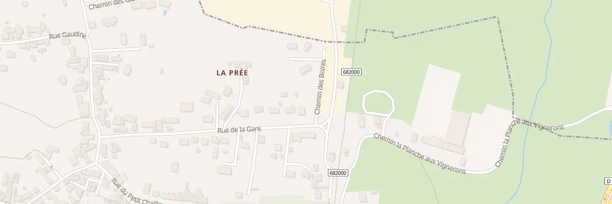 Plan du 43 Rue de la Gare à Bourges