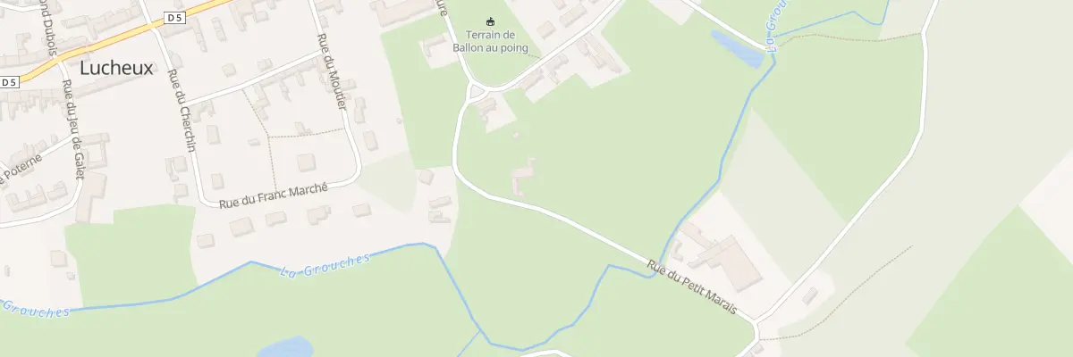 Plan du 3 Rue du Petit Marais à Lucheux