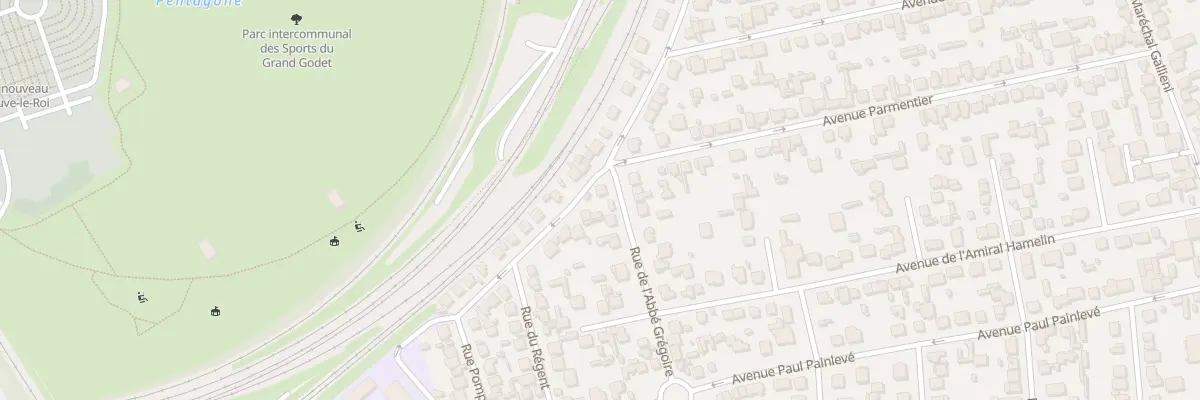 Plan du 17 Rue Abbe Gregoire à Villeneuve-le-Roi