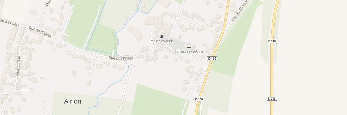 Plan du 1 Rue de l’Eglise à Airion