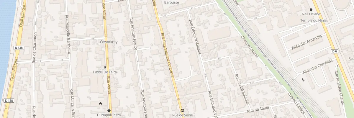 Plan du 59 Rue Vaillant Couturier à Alfortville