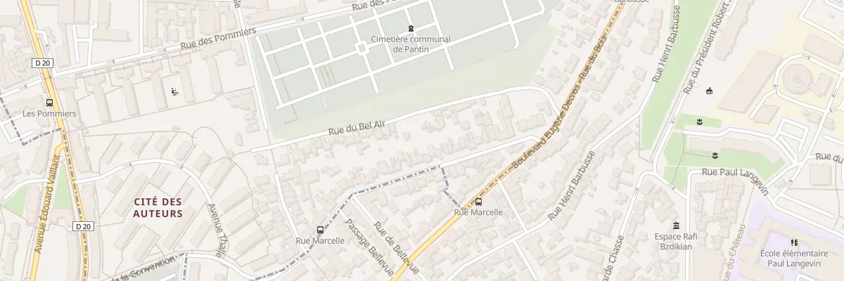 Plan du 34 Rue Marcelle à Pantin