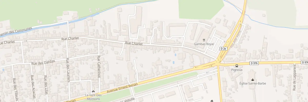 Plan du 186 Rue Charlet à Bourges