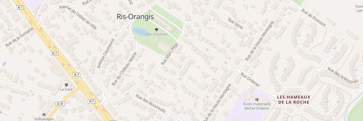 Plan du 3 Pas de l’Orangerie à Ris-Orangis