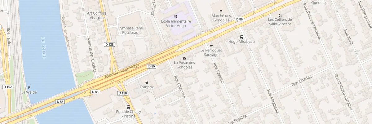 Plan du 5 Rue Chevreul à Choisy-le-Roi