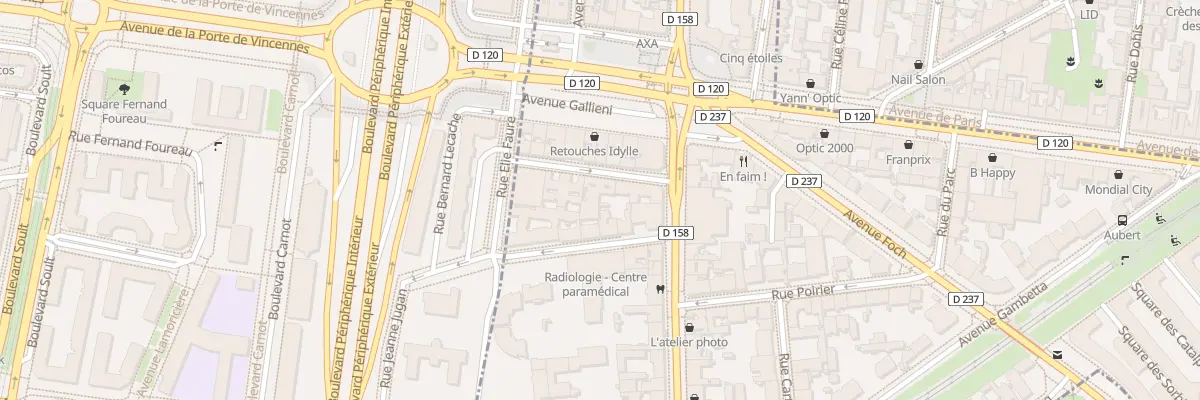 Plan du 3 Rue Talus du Cours à Saint-Mandé