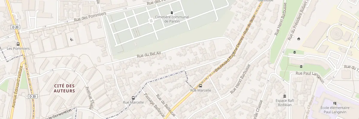 Plan du 32 Rue Marcelle à Pantin