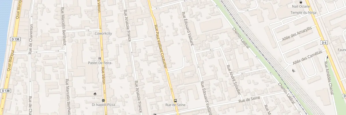 Plan du 63B Rue Vaillant Couturier à Alfortville
