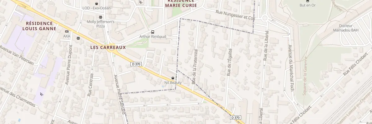 Plan du 5 Rue de la Fraternité à Gonesse