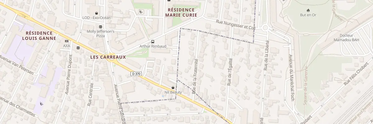 Plan du 11 Rue de la Fraternité à Gonesse