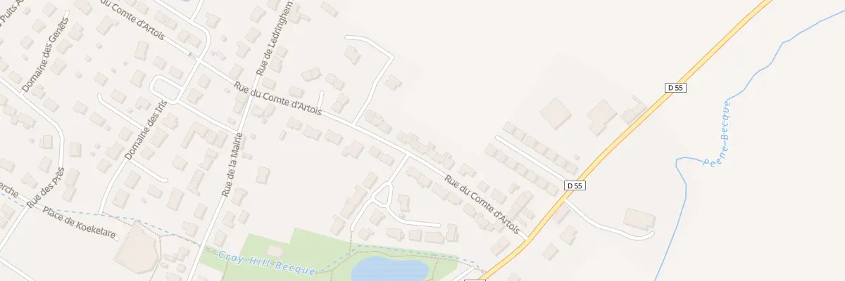Plan du 18 Rue du Comte d’Artois à Arnèke