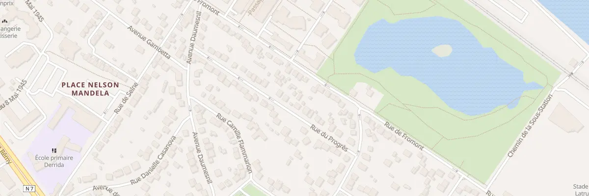 Plan du 20B Rue du Progrès à Ris-Orangis
