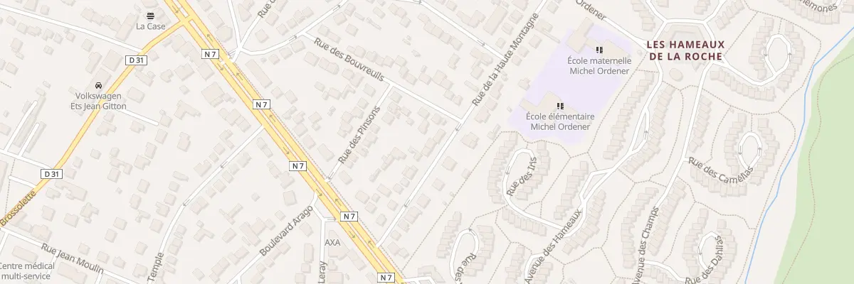 Plan du 50 Rue de la Haute Montagne à Ris-Orangis