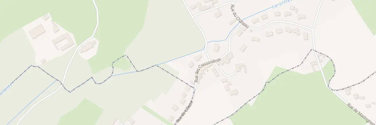 Plan du 160 Rue des Cressonnières à Mazinghem
