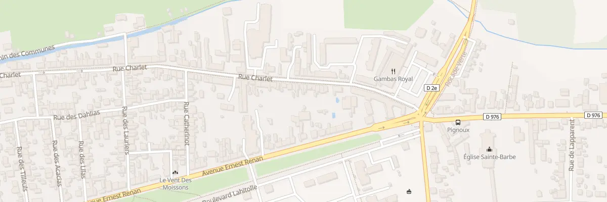 Plan du 190 Rue Charlet à Bourges