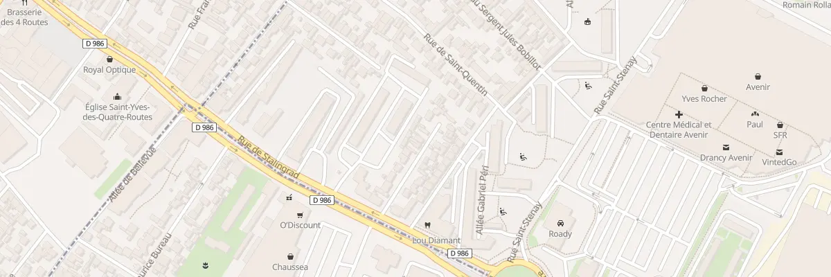 Plan du 17 Rue Clovis Hugues à Drancy