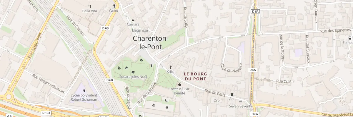 Plan du 6 Rue Gabriel Péri à Charenton-le-Pont