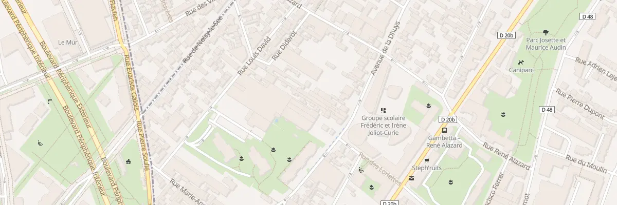 Plan du 71 Av de la Dhuys à Bagnolet