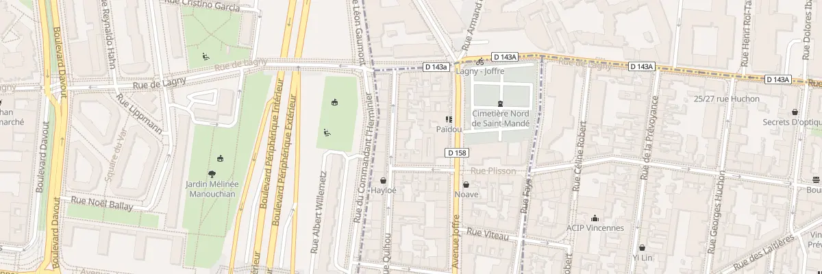 Plan du 30 Av Quihou à Saint-Mandé