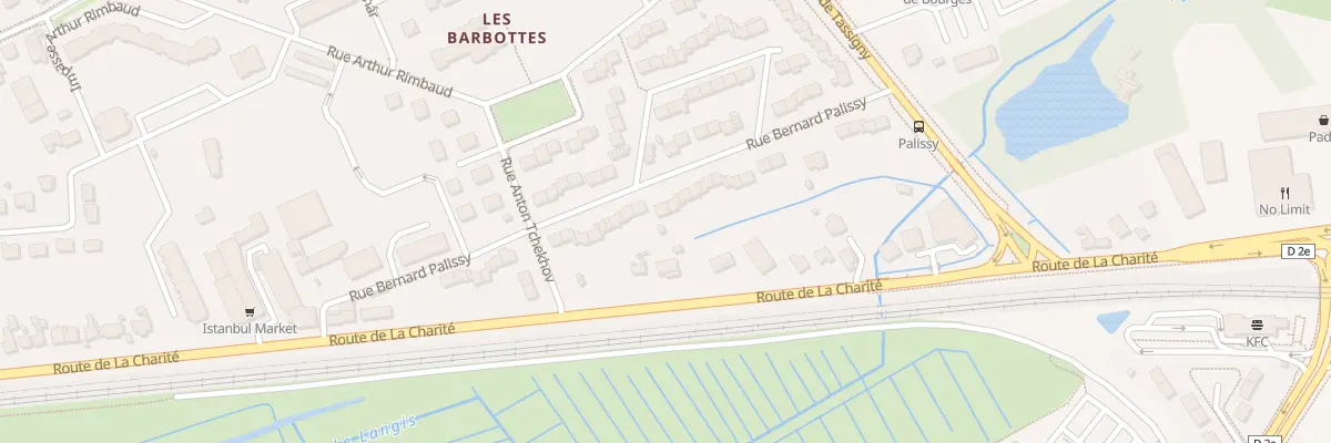 Plan du 52 Rue Bernard Palissy à Bourges