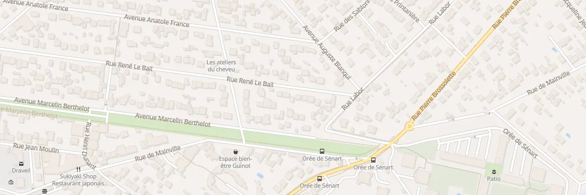 Plan du 76 Rue Rene Le Bail à Draveil