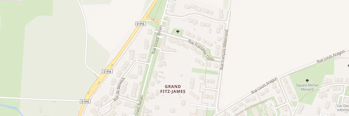 Plan du 38 Rue Ernest Renan à Fitz-James