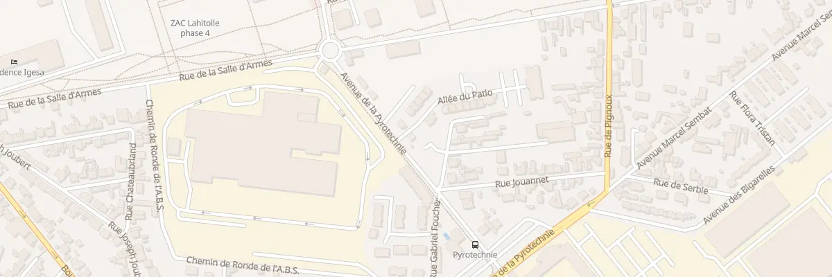 Plan du 43 All du Patio à Bourges