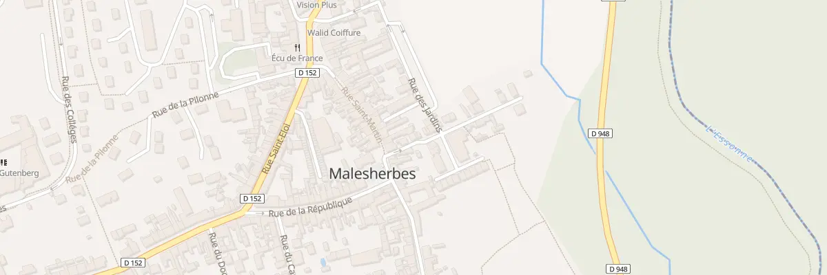 Plan du 27 Rue Saint Martin au Malesherbois