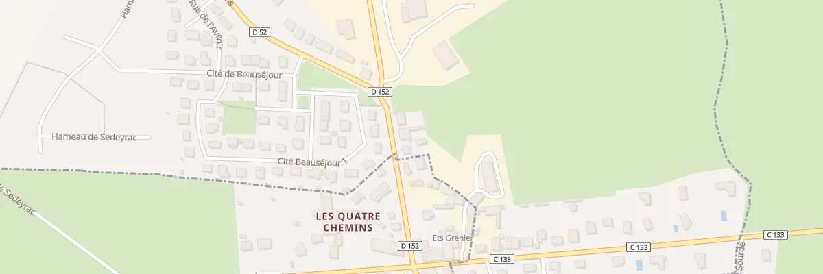 Plan du 13 Rte du Parapluie à Naucelles