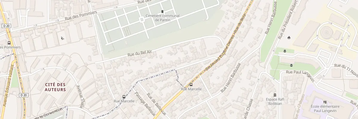 Plan du 24 Rue Marcelle à Pantin
