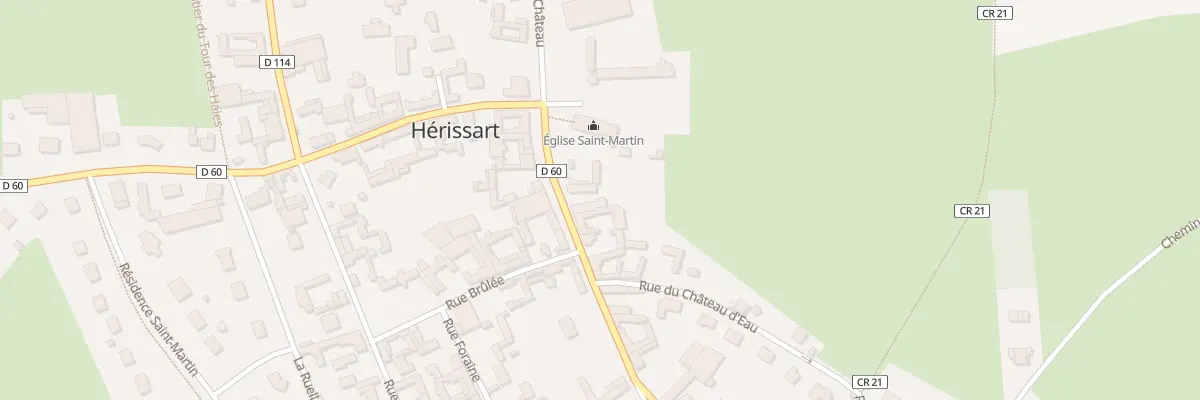 Plan du 4 Gr Grande Rue à Hérissart