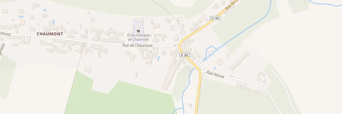 Plan du 1 Rue de Chaumont à Gouvieux