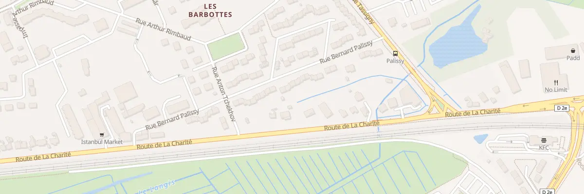 Plan du 54 Rue Bernard Palissy à Bourges