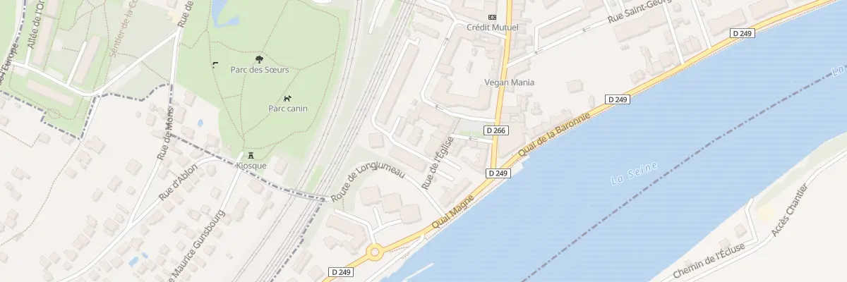 Plan du 6 Rue de l’Eglise à Ablon-sur-Seine