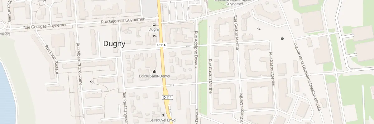 Plan du 13 Rue Adolphe Devaux à Dugny