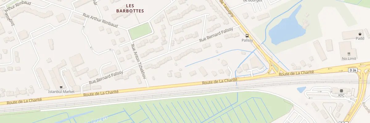 Plan du 56 Rue Bernard Palissy à Bourges