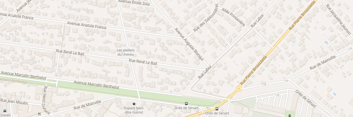 Plan du 43B Rue René Le Bail à Draveil