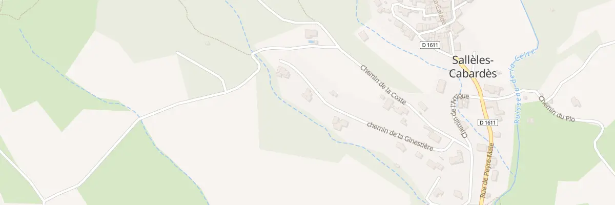 Plan de A l’Artigue à Sallèles-Cabardès