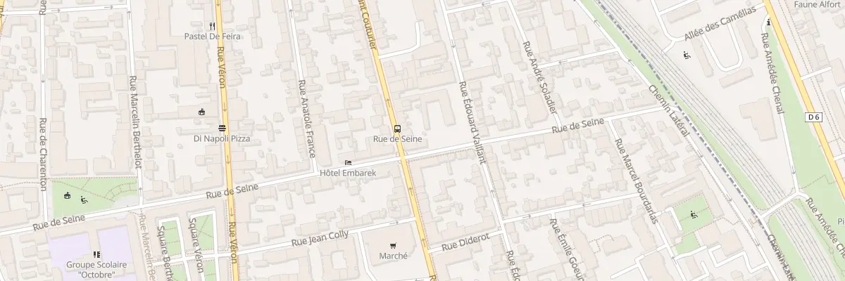 Plan du 51 Rue de Seine à Alfortville