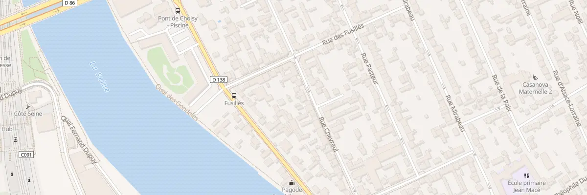 Plan du 32 Rue Chevreul à Choisy-le-Roi