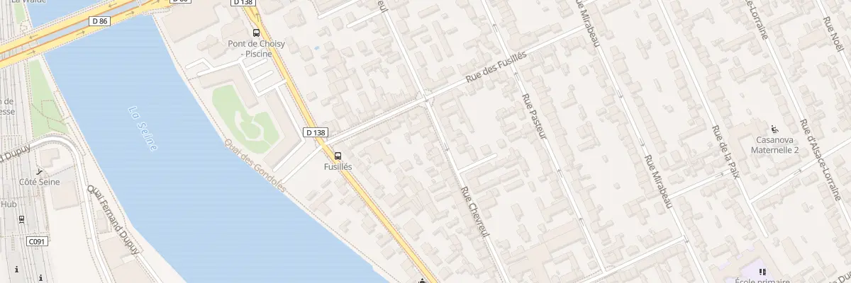 Plan du 30 Rue Chevreul à Choisy-le-Roi