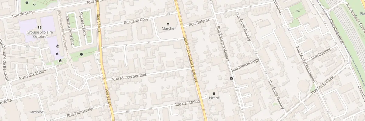 Plan du 116 Rue Vaillant Couturier à Alfortville