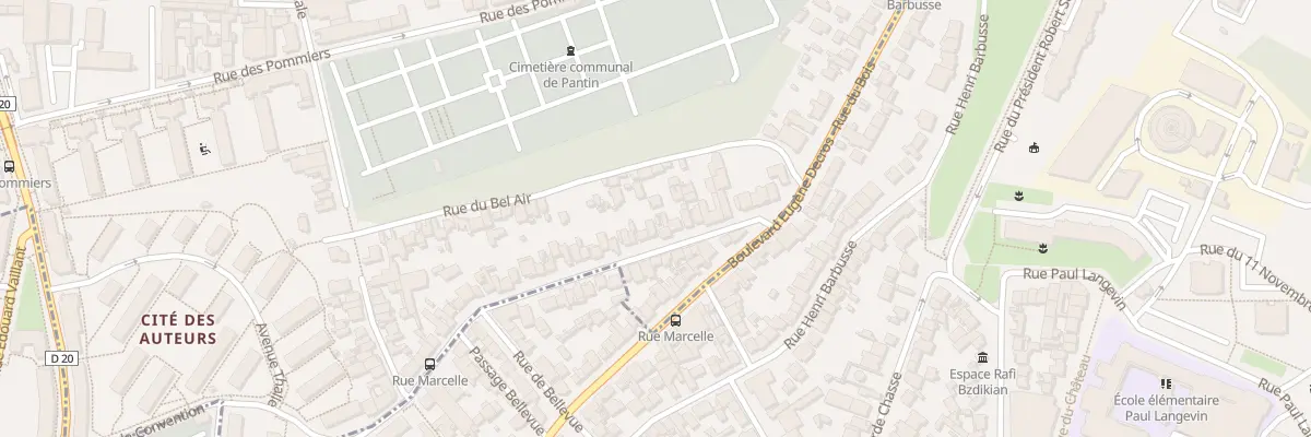 Plan du 18B Rue Marcelle à Pantin